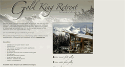 Desktop Screenshot of goldkingretreat.com